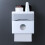 Wandgemonteerde tissuepapiercontainer box houder opslagorganizer plank badkamer tissuebox 9