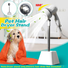 Supporto per Asciugacapelli per Animali con Rotazione a 180 Gradi Staffa per Asciugacapelli Asciugatura del Pelo del Cane Forniture Pratiche e