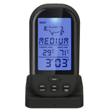 Termometro BBQ LCD wireless per griglia carne forno da kitchen cottura alimenti