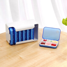 Scatola organizer settimanale per pillole portapillole contenitore per farmaci custodia per casa e viaggio