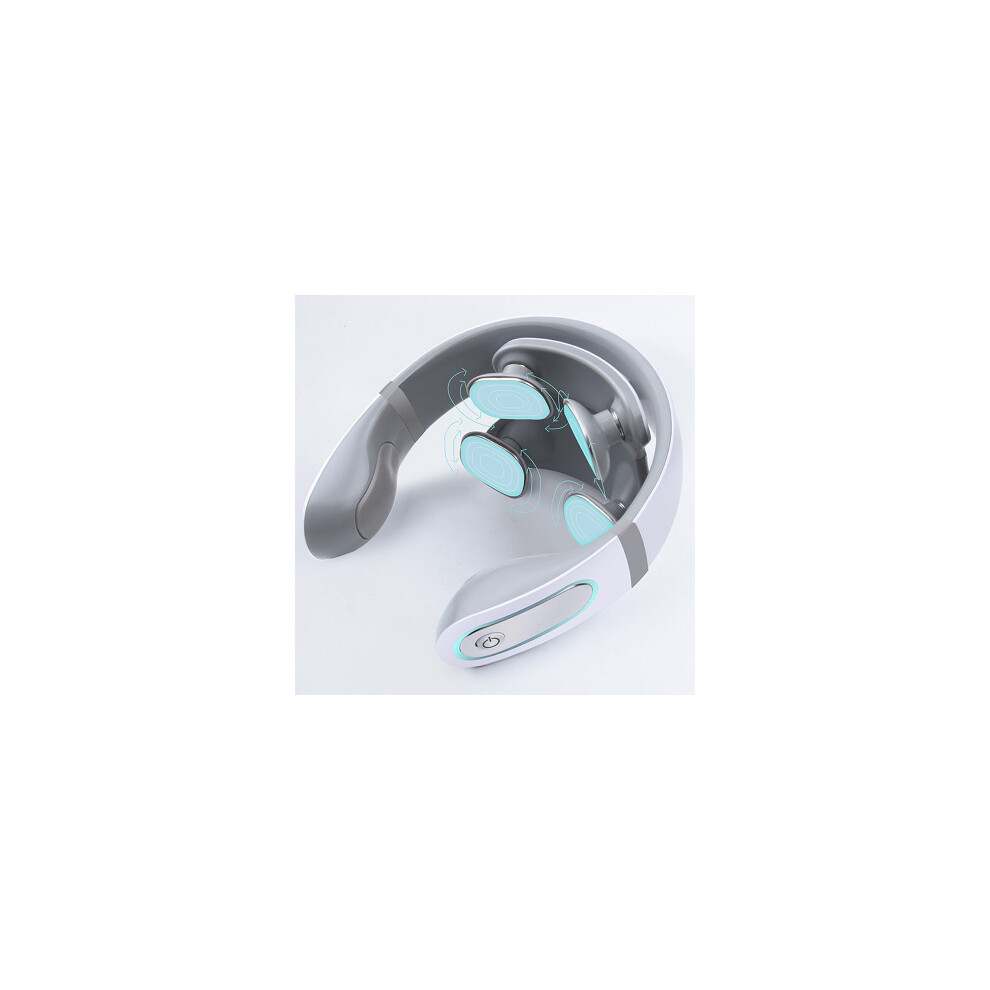 Cervical Massager Neck Shoulders Body Heat Knead Shiatsu Massage Car Home Office
