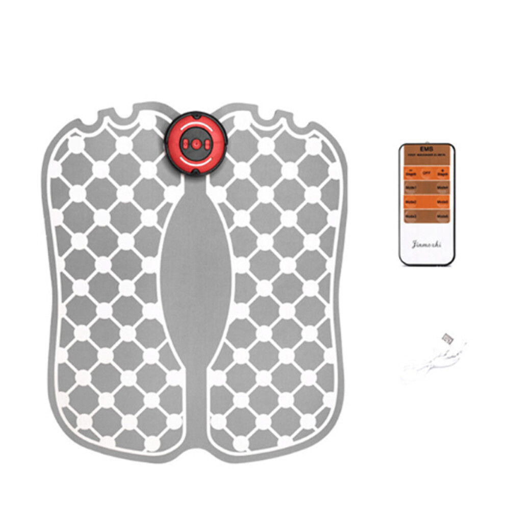 EMS Dual Foot Massager Mat 6 Modes 15 Levels Feet Relax Shiatsu Deep Kneading Therapy Massage Blood Circulation Device