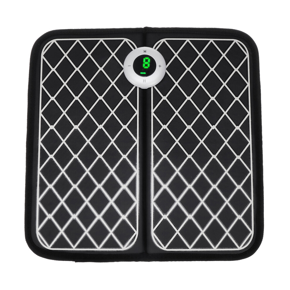 Black Ems Foot Pain Massager Deep Kneading Shiatsu Therapy Massage Pad Blood Circulation
