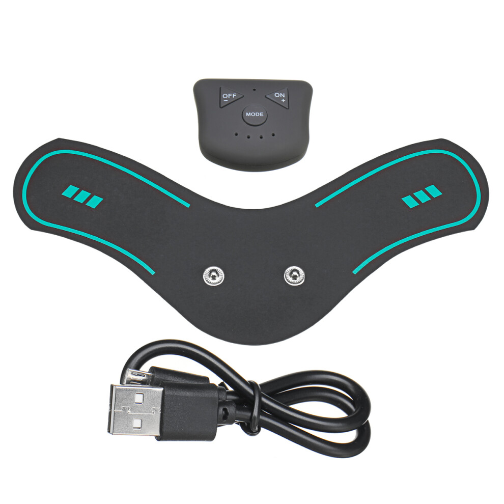 Black 3.7V Portable Electric Massager Pulse Unit Muscle Pain Relief Therapy Stimulator