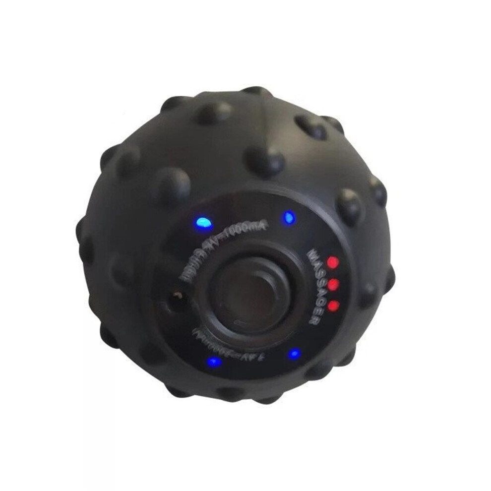 Black 2000Mah Handheld Vibrating Peanut Massage Ball Release Cordless Electric Massager 4 Intensity Levels Vibration Massager Ball