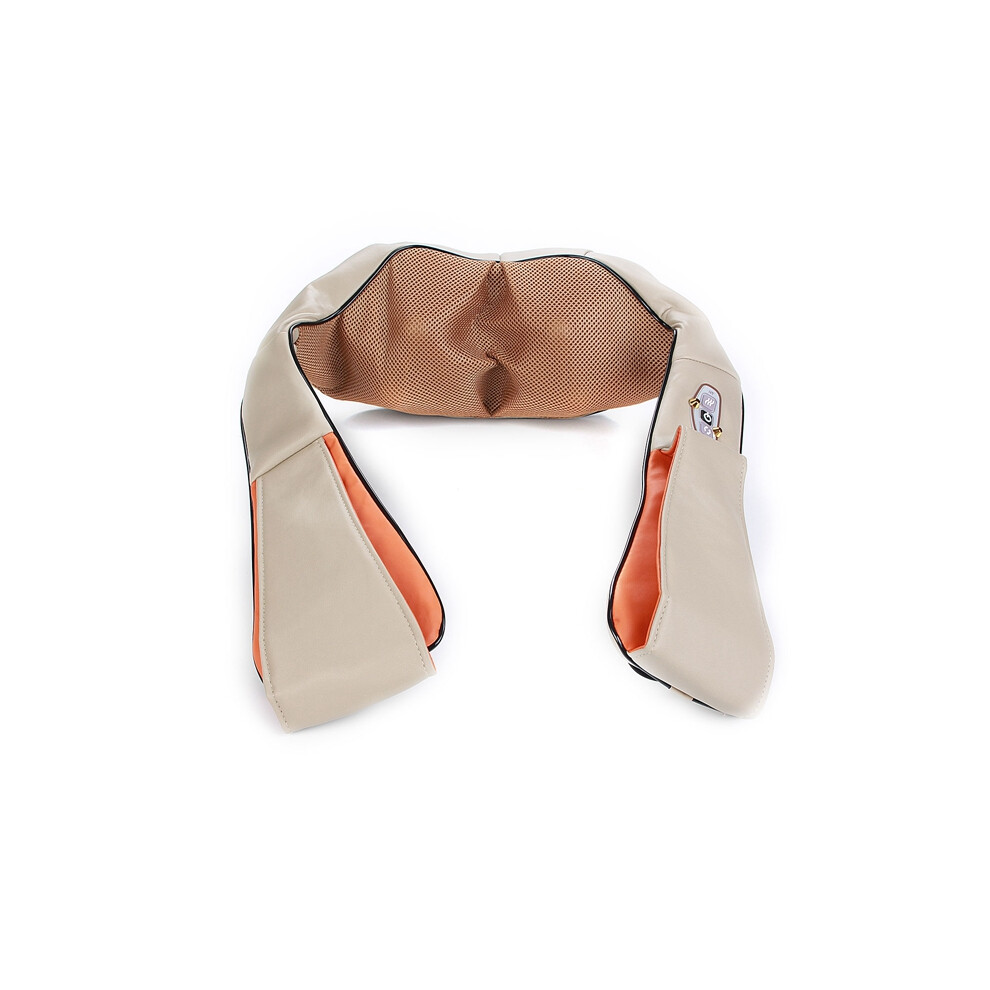 Car Home 3D Kneading Pillow Infrared Heating Massager Acupuncture Neck Shoulder Massage Cushion