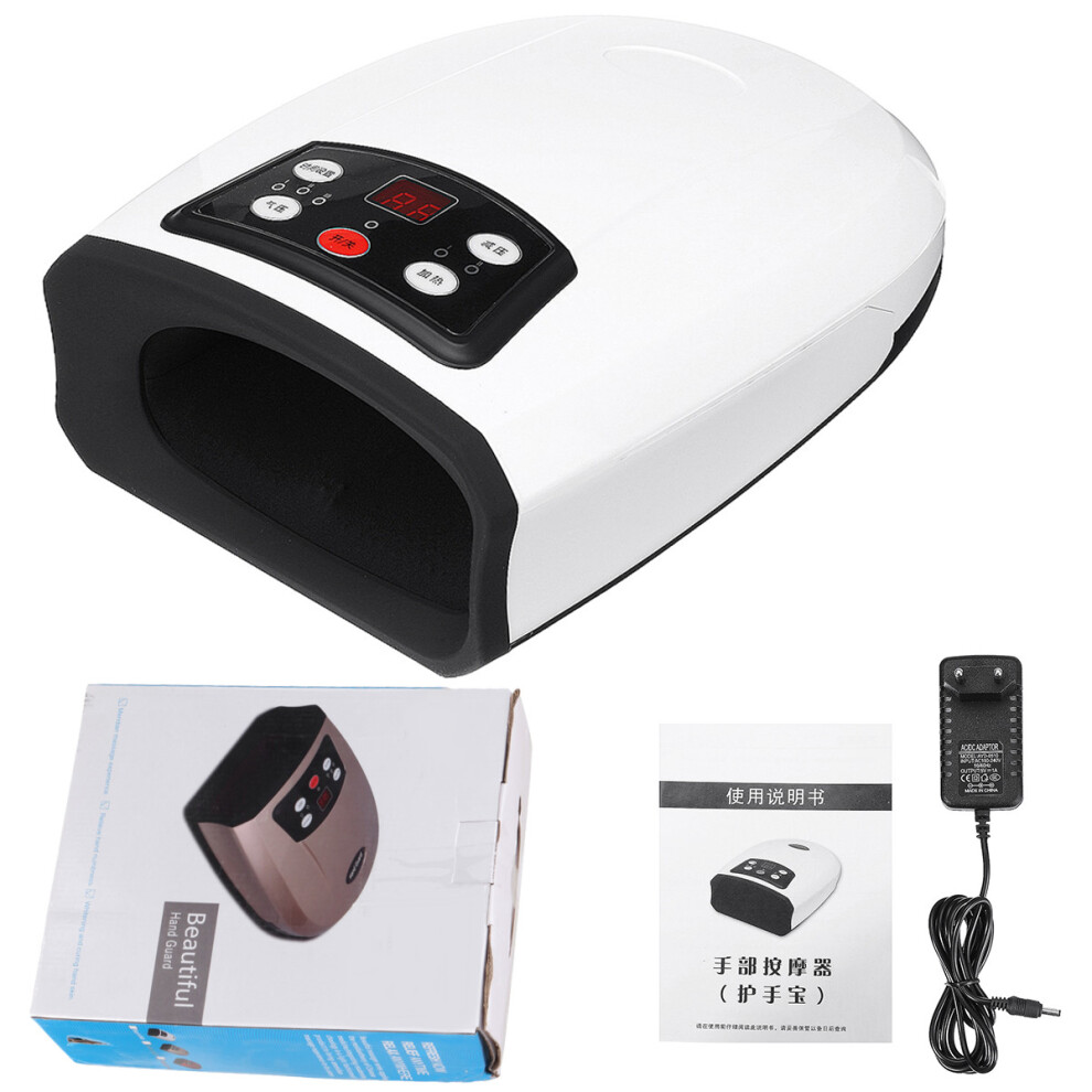 100-240V Electric Palm Hand Massager Acupressure Finger Relax Pain Relief Massage Care Therapy Beauty Machine