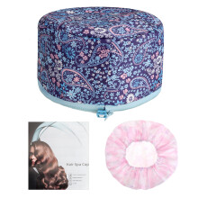 Electric Heating Hair Cap Steamer for Salon Spa - Thermal Treatment Cap, 30-60C, Detachable & Washable, Overheat Protection, 170cm Cord
