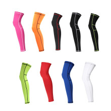 Supporto per ginocchio unisex a compressione fascia elastica per polpaccio manica lunga per sport.