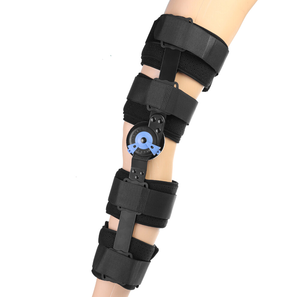 Black Medical Grade Op Knee Brace Belt Adjustable Hinged Knee Leg Brace Support And Protect