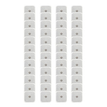 40ST Vervangpads Voor Elektroden TENS 2x2 Inch Zelfklevende Stud
