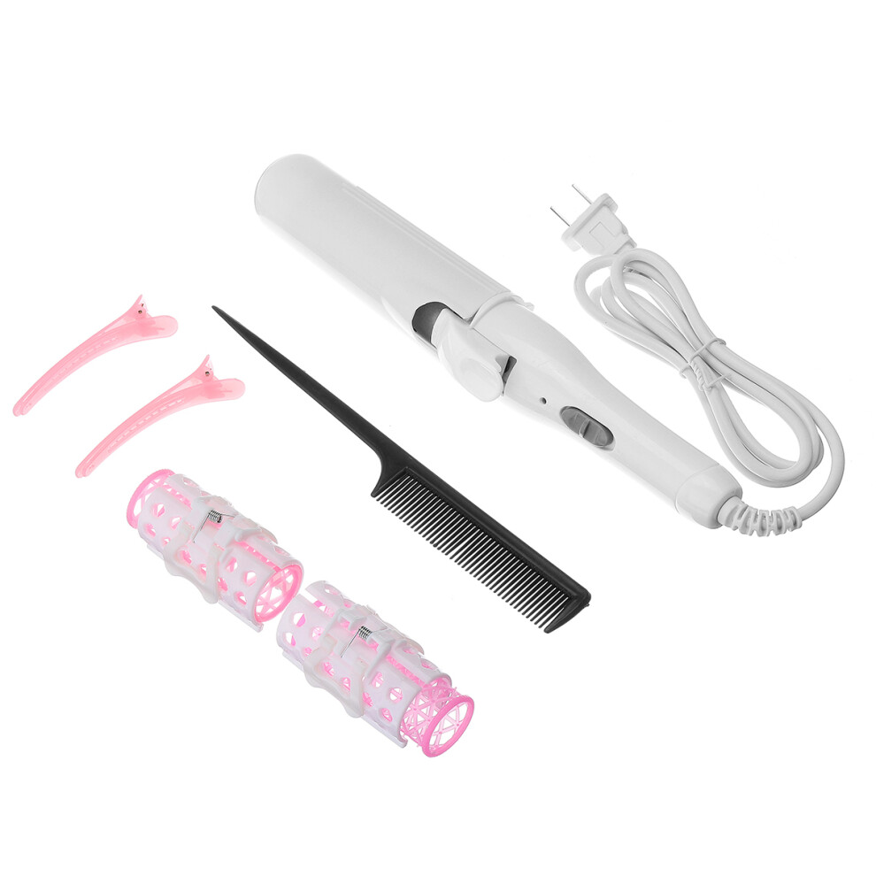 2 in 1 Hair Straightener Curler Professional Ceramic Heating Temperature Adjustable Hair Curling Tool