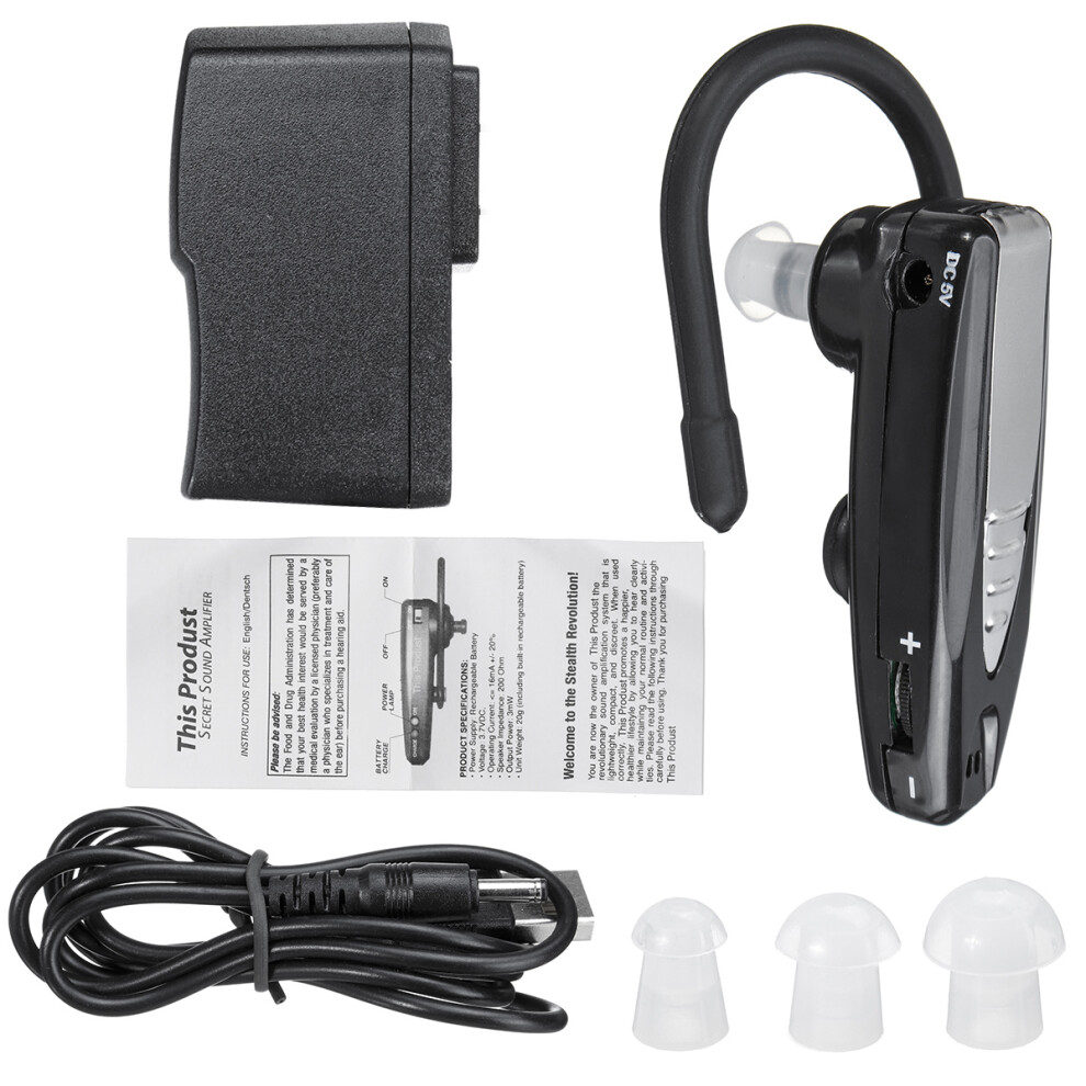 Light Rechargeable Hearing Aids Intelligent Noise Reduction Ear Sound Amplifier Deaf-Aid Anti-Howling