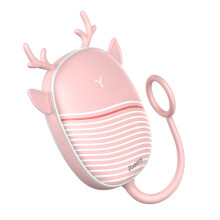 Baseus Mini Taschenheizer Handwärmer Heizkissen USB wiederaufladbarer Handwärmer Heizgerät Cartoon elektrischer Heizer warm mit Lampe