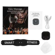 LED ABS Buikband Spiertrainer EMS Stimulator Toning Slim Trainingsinstrument