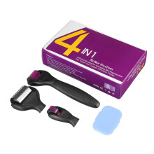 Kit di terapia con rullo a microaghi per la cura della pelle 0.5-2.0 mm Anti-invecchiamento Acne