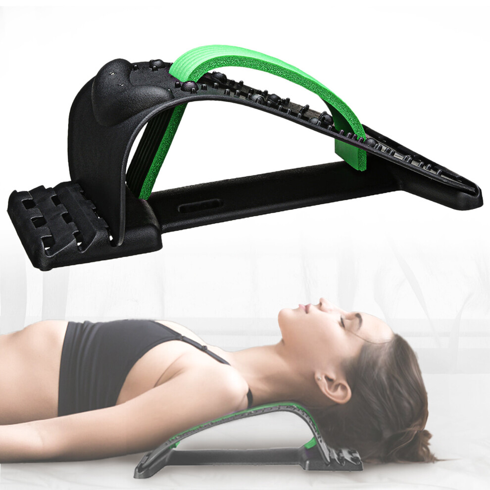 CAVEEN Magnetic Therapy Back Massage Stretcher Posture Corrector Neck Stretch Relax Fitness Lumbar Support Spine Orthosis Pain Relief