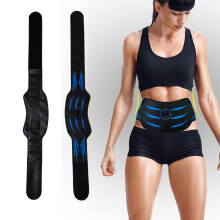 EMS Smart Fitness Siliconen Massagebanden 8 - modi 15 - versnellingen Buikmassage Sticker Elektromagnetische Pulsen Duurzame USB Oplaadbare Massageba