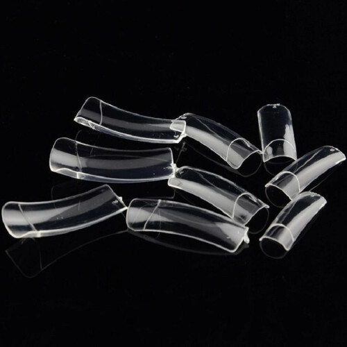 100 stuks 3D manicure transparante nageltips 2