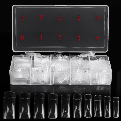 500 Nagelpflaster Transparente Kunstnägel Nagellack 2
