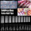 500 Nagelpflaster Transparente Kunstnägel Nagellack 8
