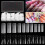 500 Nagelpflaster Transparente Kunstnägel Nagellack 1