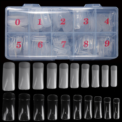 500 Nagelpflaster Transparente Kunstnägel Nagellack 1
