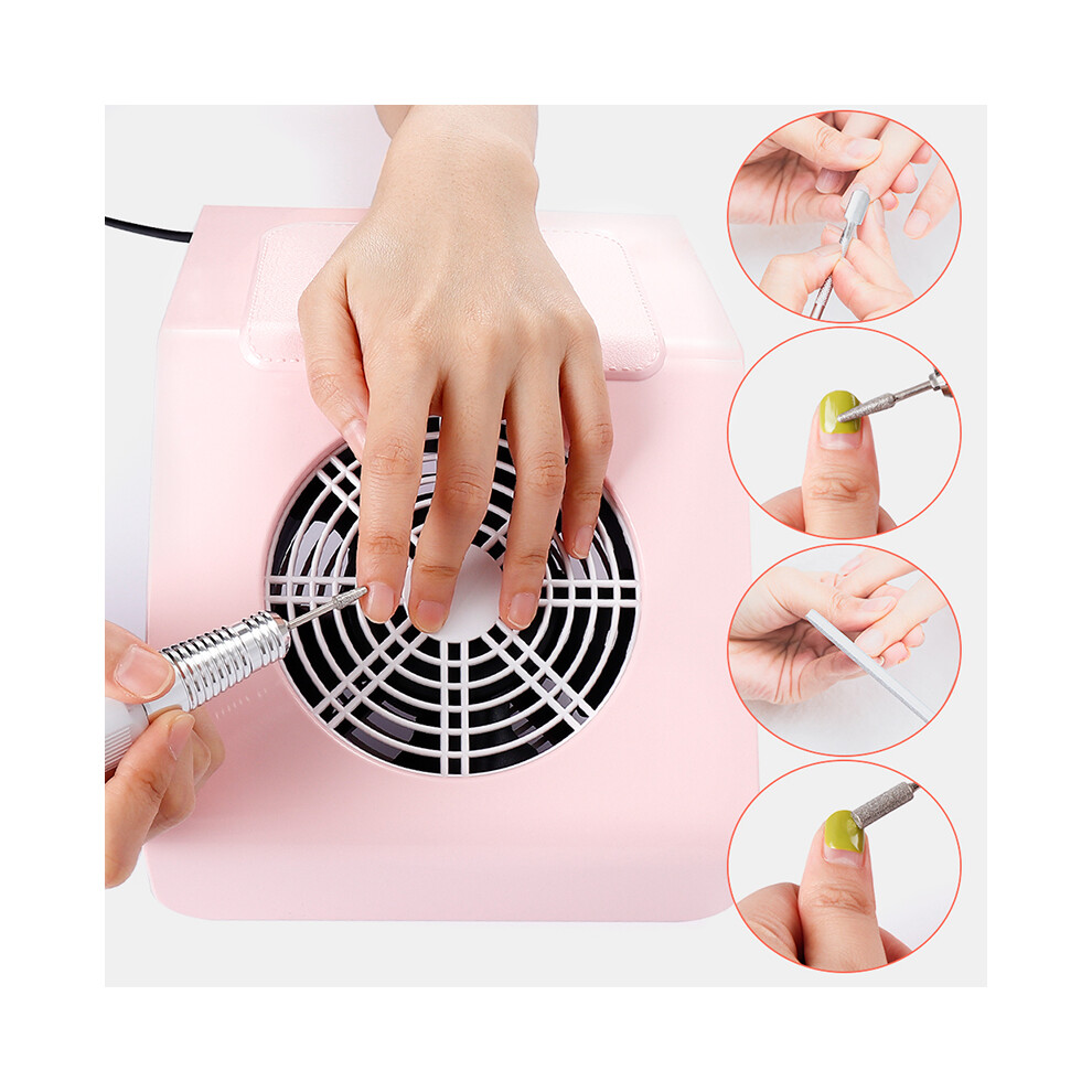 Nail Dust Suction Collector Manicure Machine Tools Collecting Bag Fan Vacuum Cleaner for Nail Cleaner Tool