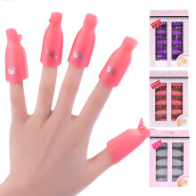 10 Pezzi Clip Rimuovi Unghie Rimuovi Smalto Unghie Set per Dita