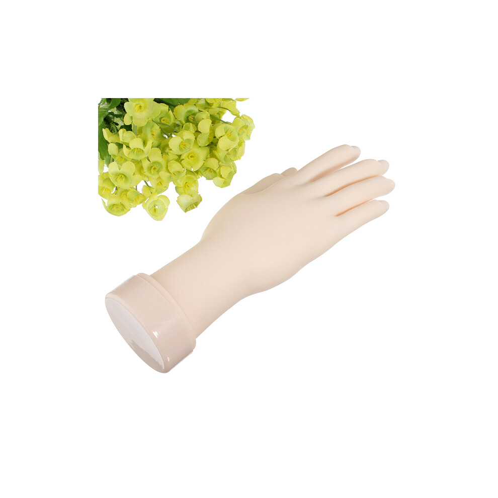 Nail Art Practice Hand Flexible Silicone Prosthetic Hand