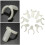 50PCS DIY Ring Valse Beige Oefen Nagelkunst Tool Displayer 5