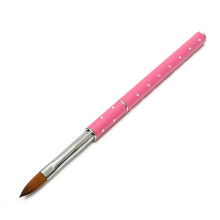 Metaal Handvat Nagelkunst Acryl Borstel Manicure Gereedschap Salon Teken Schilder Pen UV Gel