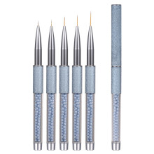 1 stuk Nagelkunst Borstel DIY Ontwerp UV Gel Schilderen Liner Bloem Nylon Haar Manicure Tool