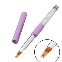 Zigzag Acrylnagel Kunst UV Gel Borstel Nylon Haar DIY Ontwerp Manicure Tool Schilderen Tekeningen