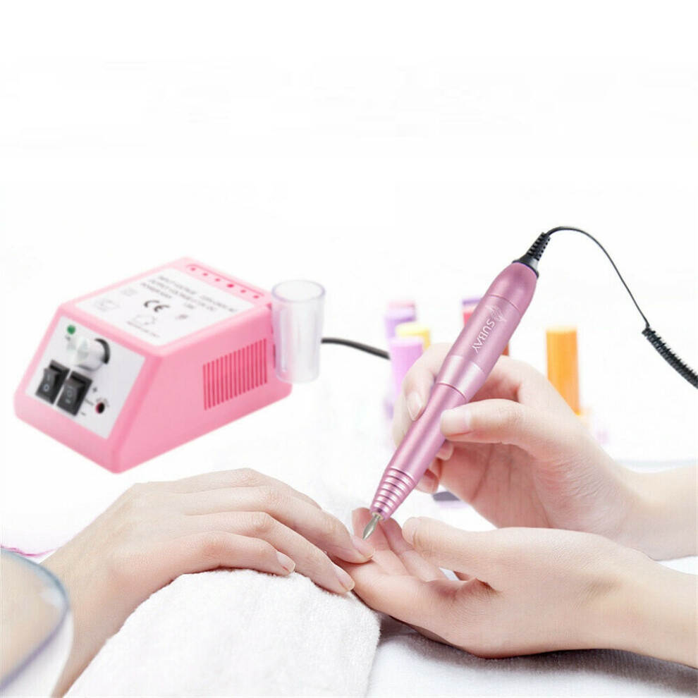 Professional Electric Nail File Drill Manicure Acrylic Pedicure Machine Set Kit
