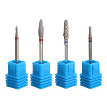 Cilindro di carburo Punta electric per unghie Fresa per cuticole Pulitore Burr Salone Smalto Manicure Pedicure