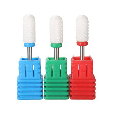 Bit per unghie electric in ceramica bianca macchina per manicure strumento per limare e lucidare 3/32