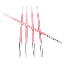5 Pezzi Penna per incisione e decorazione in gel di silice Strumenti vuoti Set per manicure