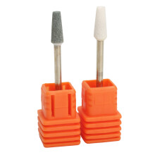 Strumento per trapano per unghie in ceramica con punta liscia lima rotativa per manicure e pedicure attacco 3/32.