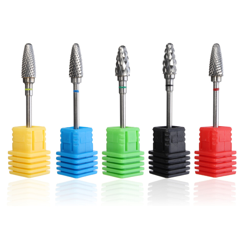 3/32 Electric Carbide Nail Drill Bit Gel Polish Remover Coarse File Manicure Tool"