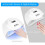 80W Professionele 12W LED Lamp Nageldroger Gel Polish Uitharding/met Timer 3