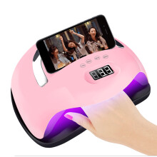 168W Asciugatore per Unghie Lampada LED UV portable USB Lampada per Curing Gel Acrilico Manicure con Supporto per Telefono
