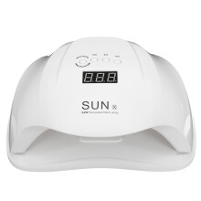 54W Lampada UV LED Bianca Impostazione del Tempo Asciugatrice per Unghie Strumenti per Manicure Gel Salone Casa
