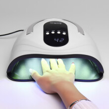 120 W Nagellampe Dual-Lichtquelle Intelligente Sensorik 42 LED 365–405nm Vier-Gang-Timer