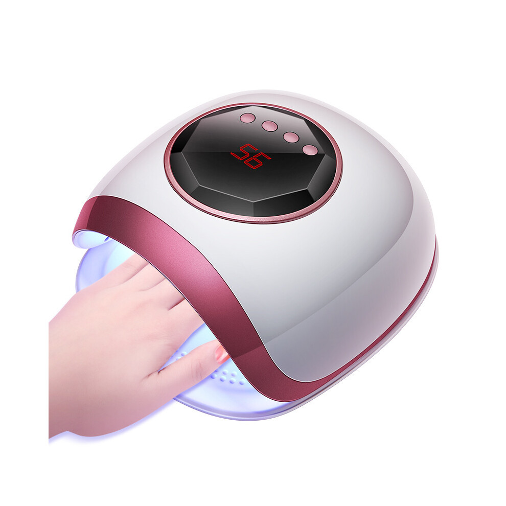 Light 72W Nail Dryer Uv Lamp Led Nail Lamp For All Gels Polish Sun Lamp Dryer Infrared Sensing Timer Smart Lcd Display Manicure
