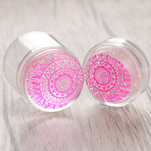 Transparente Silikon - Nagelkunst - Stempel - und Schaber - Set UV - Gel - Lack Druck Maniküre Werkzeuge Kit