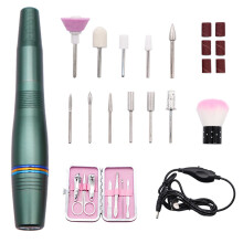Elektrische Nagelboormachine Pen USB Manicure Pedicure Vijl Polijstgereedschap Kit
