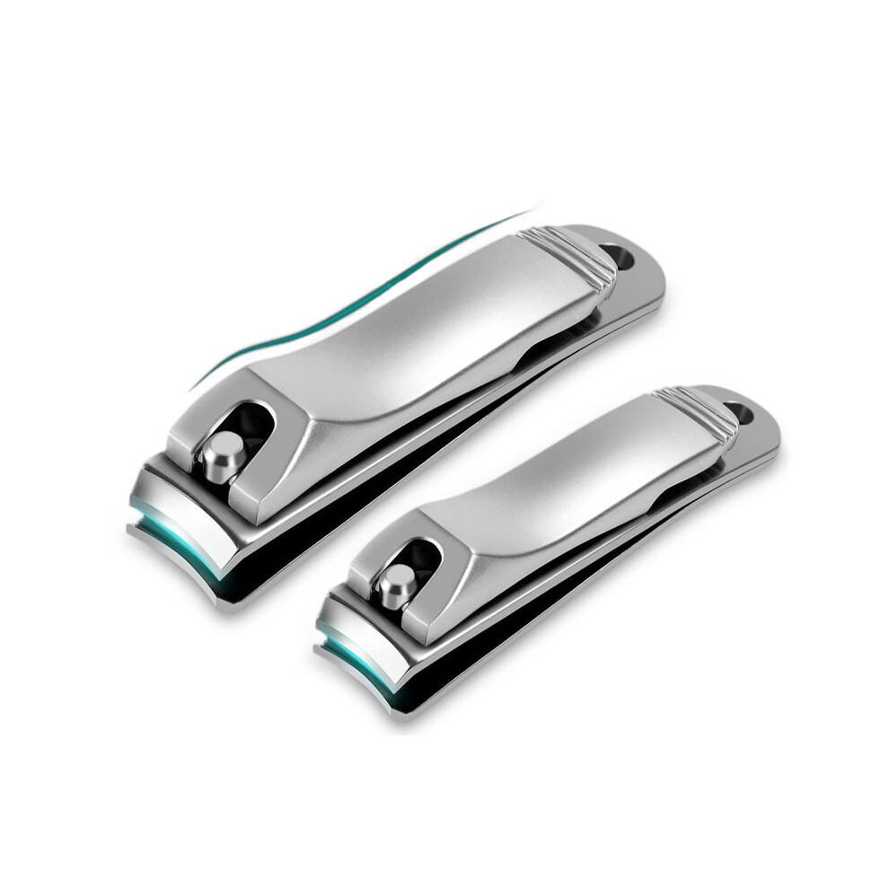 Y.F.M Stainless Steel Nail Clipper Fingernail Cutter Anti Splash Manicure Tool with Nail File