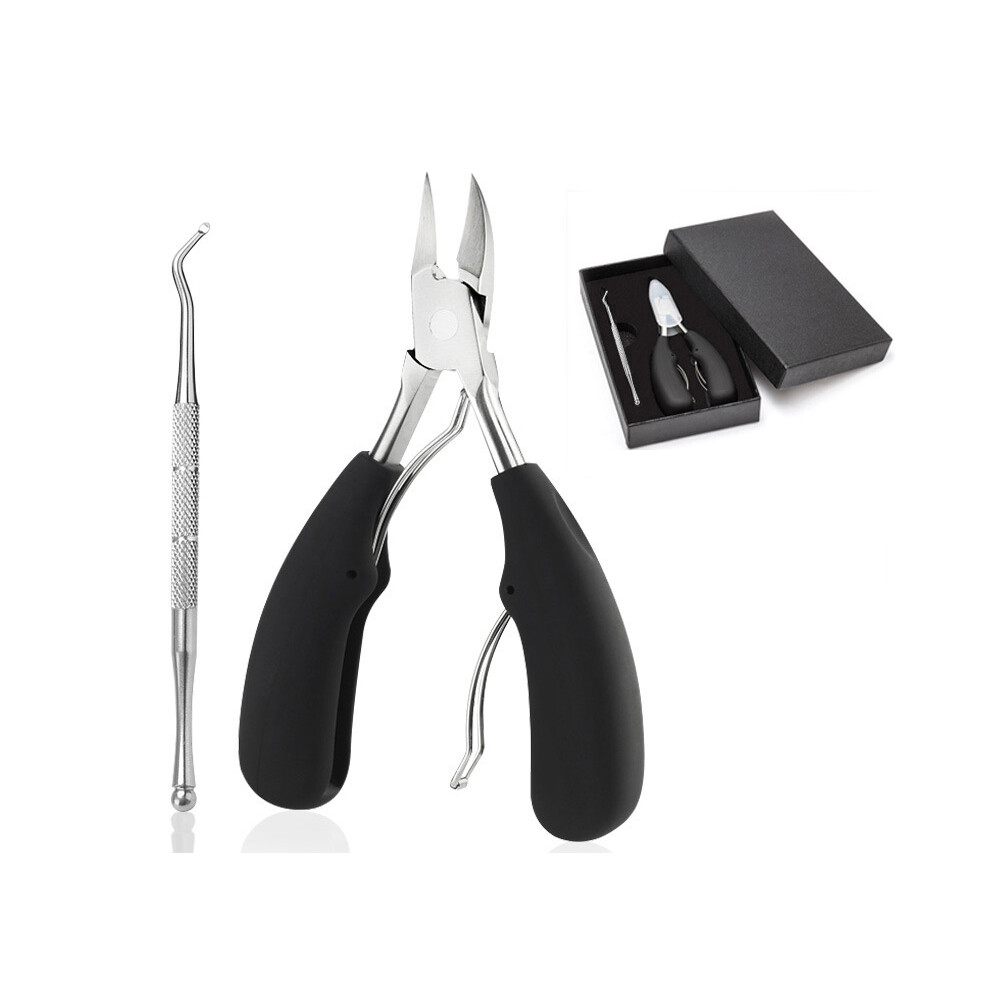 2 In 1 Ingrown Toenail Nipper Nails Clipper Nail Lifter Kit Paronychia Care Manicure Pedicure Tools