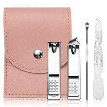 4 Pezzi set manicure oro pink set di tronchesini per unghie set decorativo per unghie